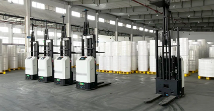 “黑科技”走进纺织工厂，联核科技无人搬运进阶“智慧物流”