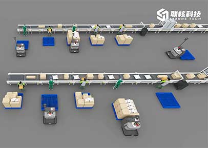 联核科技无人叉车驱动快运货站效率革新